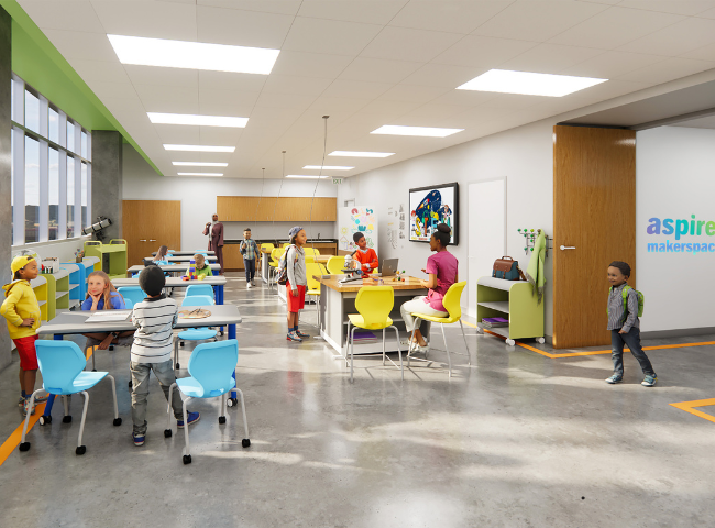 Website Makerspace Images (650 x 480 px) Rendering of the Makerspace