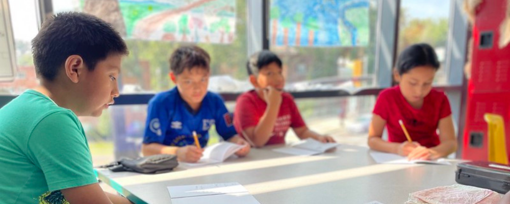 Students learning