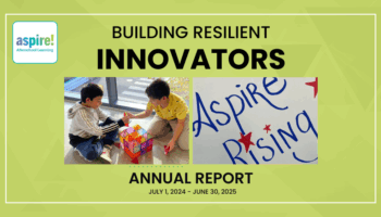 Building Resilient Innovators. Aspire's FY25 Annual Report