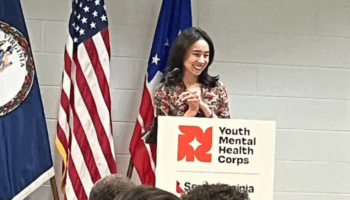 Dakota Yoon at Youth Mental Health Corps launch