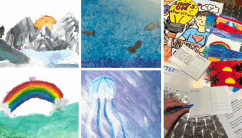 Photos of student art