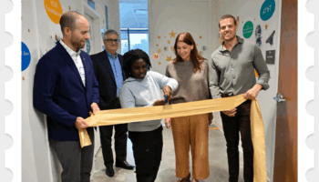 Makerspace ribbon cutting