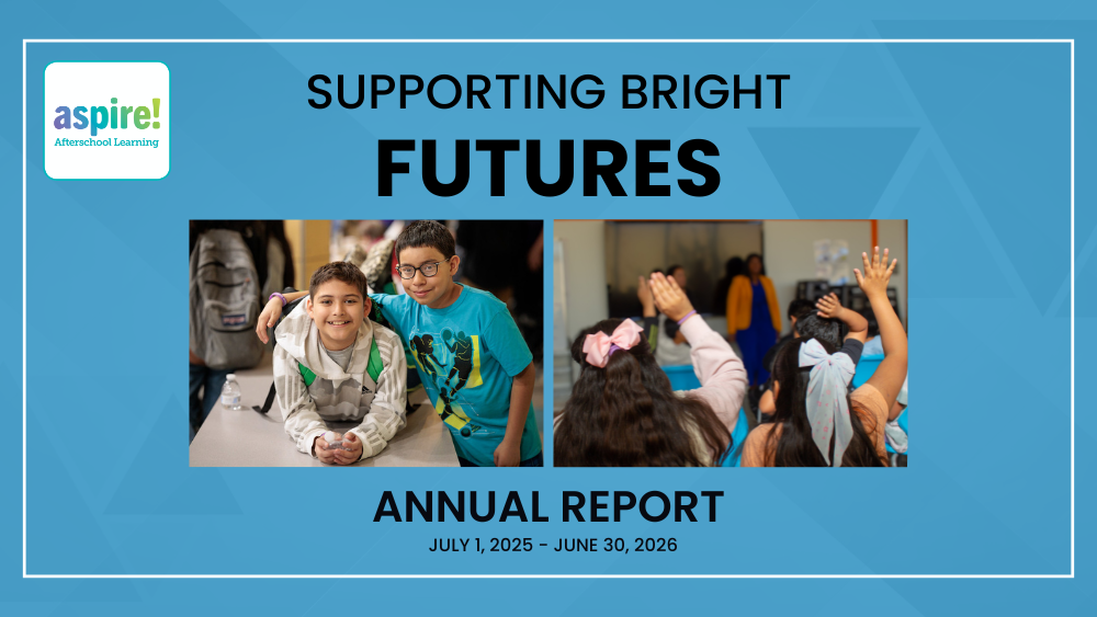 Supporting Bright Futures Annual Report July 1, 2025 to June 30, 2026